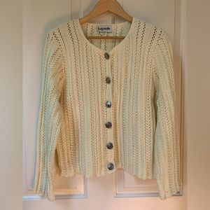 Bagatelle pale yellow cotton sweater